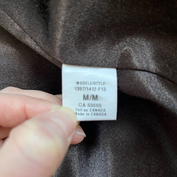 Valerie Dumaine Avel Coat - Size M - Brown Plaid - Picture 14 of 14